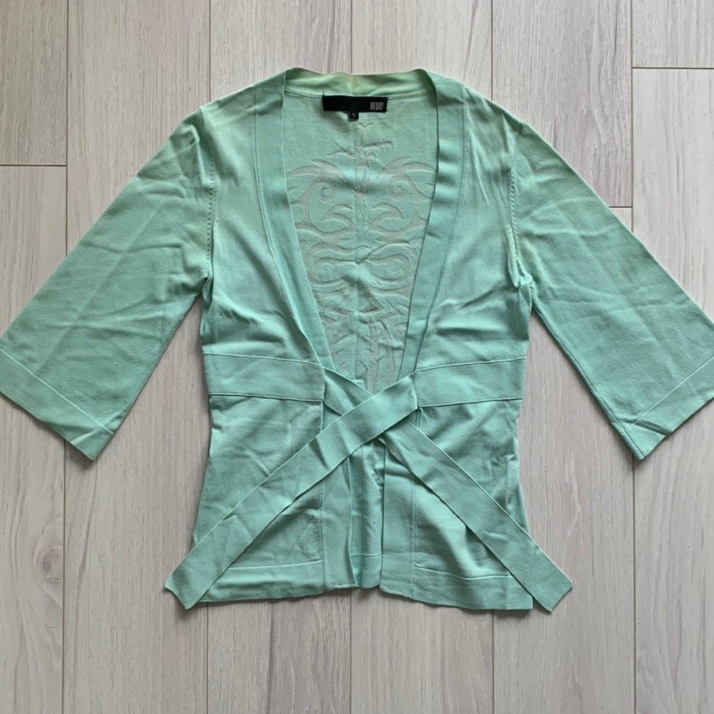 Bedo mint green cardigan top